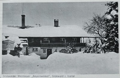 Postcard Grünwald Weinbauer Bayernwinkel 1942