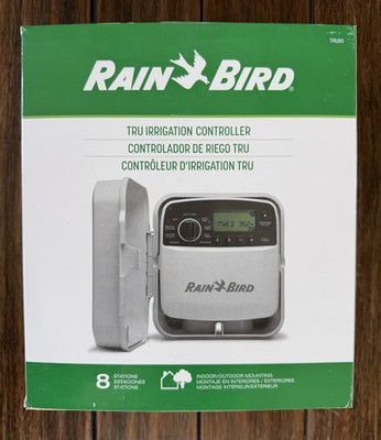 Rain Bird TRU8O Program-Based Indoor/Outdoor Irrigation Sprinkler Controller NEW
