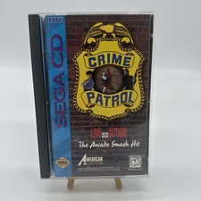 Crime Patrol (Sega CD, 1994) Complete in the box Tested And Working