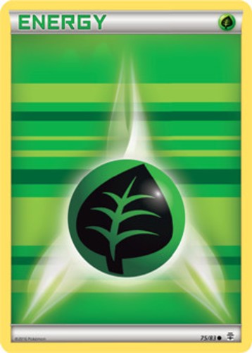 Grass Energy - 75/83 - Common - Lightly Played - Generations