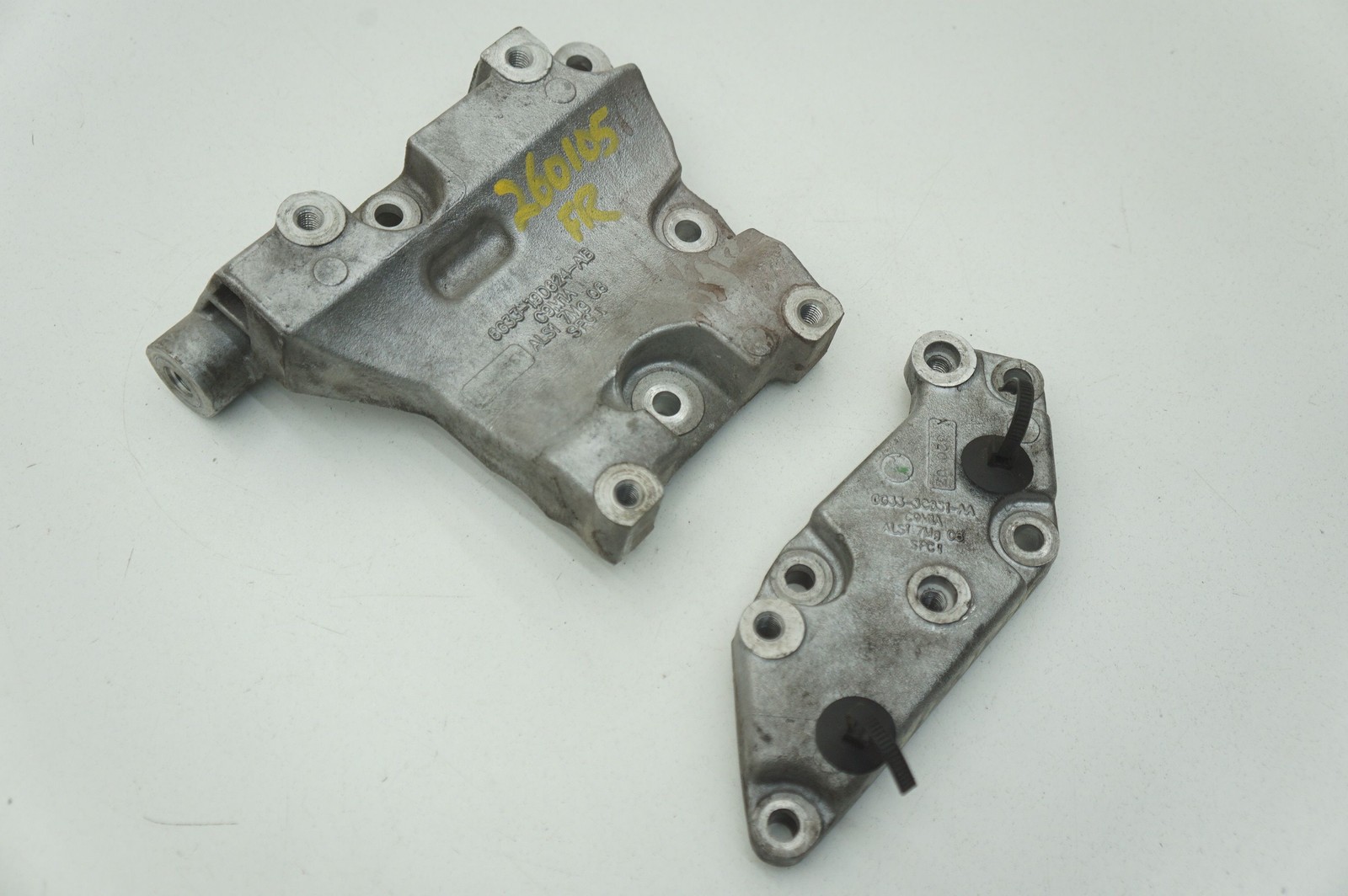 Set 2 Mounting Support Bracket OEM 6G33-3C631-AA Aston Martin V8 Vantage 2008
