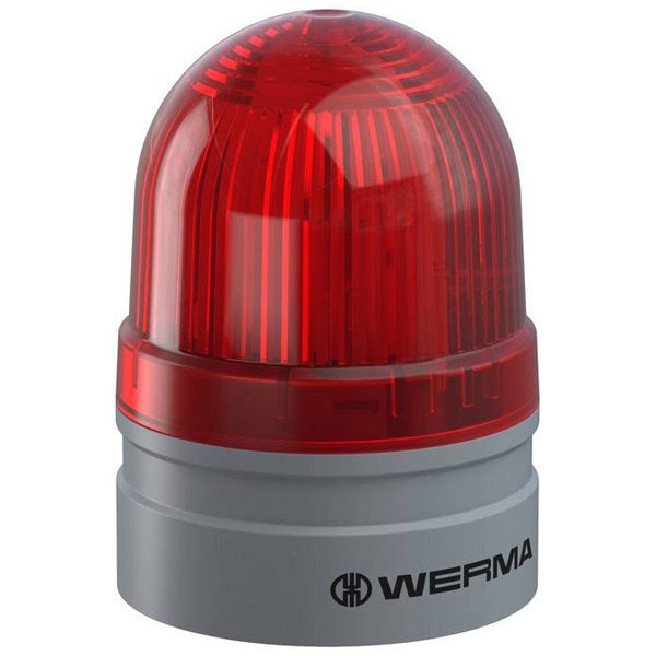 Werma EvoSIGNAL Light Mini TwinFLASH 115-230VAC Red 230V AC