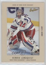 2006-07 Upper Deck Bee Hive Matte 83/100 Henrik Lundqvist #37 HOF 2o7