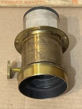 Antique Bausch Lomb Brass Lens For Magic Lantern Projector Kleine Optical