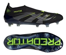 Adidas Predator Elite Laceless FG Men's Size 10.5 Electric Stealth Pack JI1078
