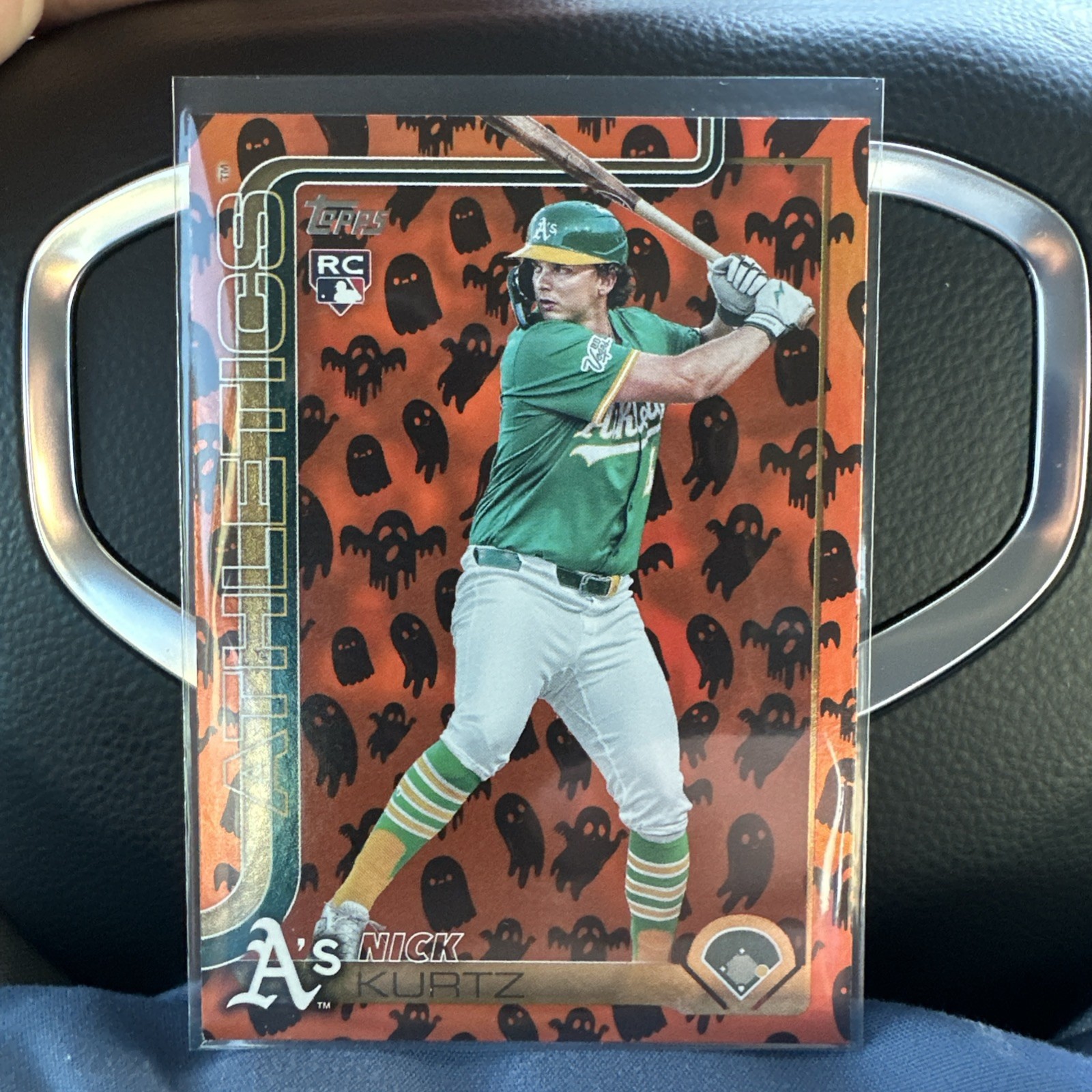 2025 Topps Update Nick Kurtz RC (A's) Holiday 🎃 Ghosts Foil SSP #US201 ROY
