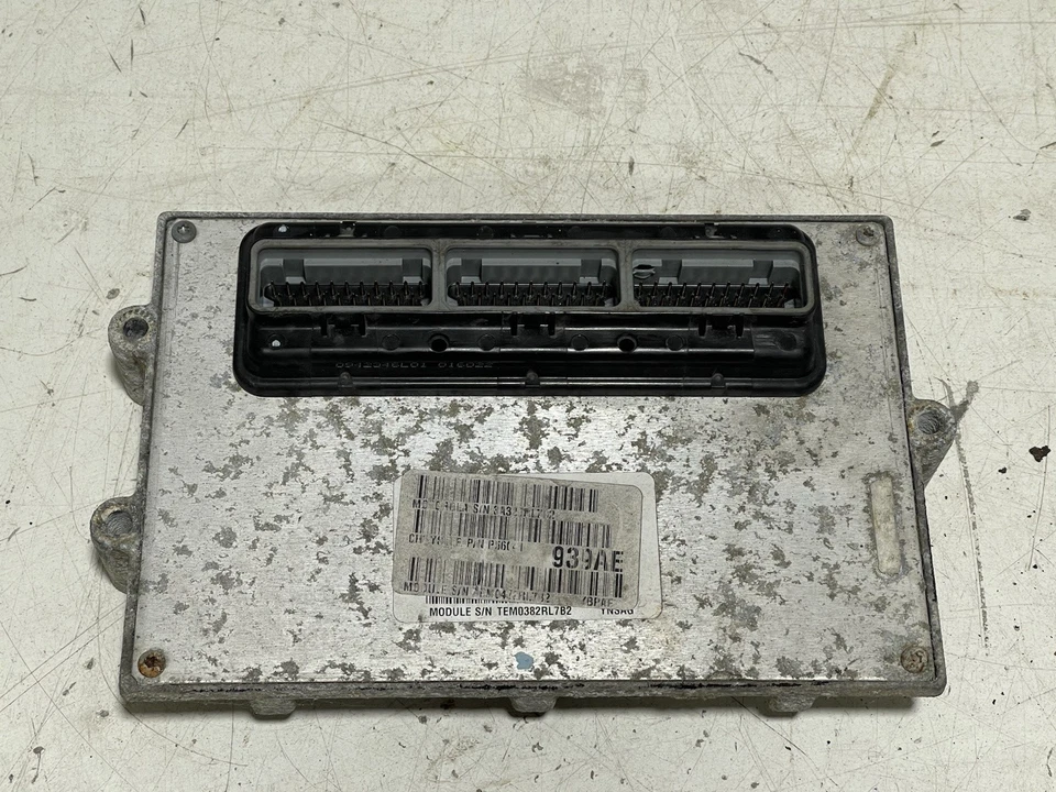 Компьютер двигателя 02 Jeep TJ Wrangler 2.5 Auto NON SKIM ECM PCM ECU 56041939AE от оригинального производителя - Изображение 3 из 4