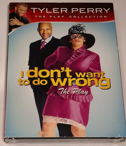 Tyler Perry's I Don't Want to Do Wrong The Play DVD New Sealed W Slipcover  - Picture 1 of 2