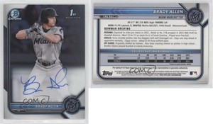 2022 Bowman Chrome Prospect Auto Brady Allen #CPA-BAL Auto