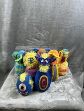 Melissa  Doug Fuzzy Monster Bowling 7 Piece Set 6 Pins 1 Ball 