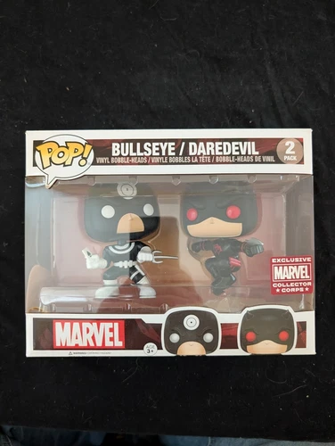 Funko Pop! Marvel – Bullseye & Daredevil 2-Pack – Collector Corps Exclusive