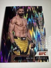 2022 Panini Select UFC Michel Pereira Phenomenon Insert #13 Silver Flash Prizm*