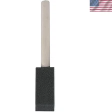 8505 0100 Foam Paint Brush Building_Material, 1", Clear