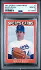 152148804 Nolan Ryan 1991 Sports Cards News #1 PSA 10