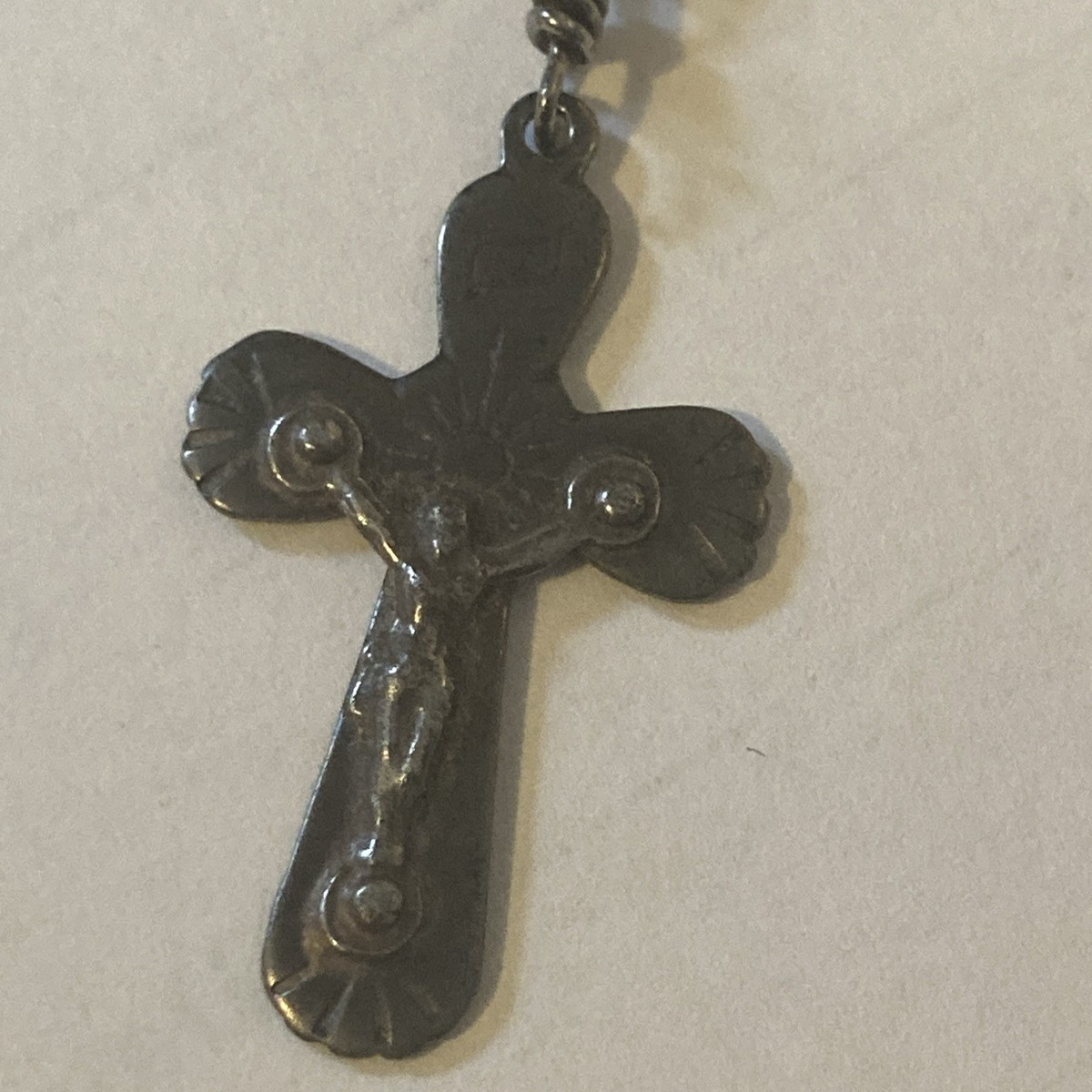 Vintage Rosary Mid 1900s Wood Beads Christian | eBay