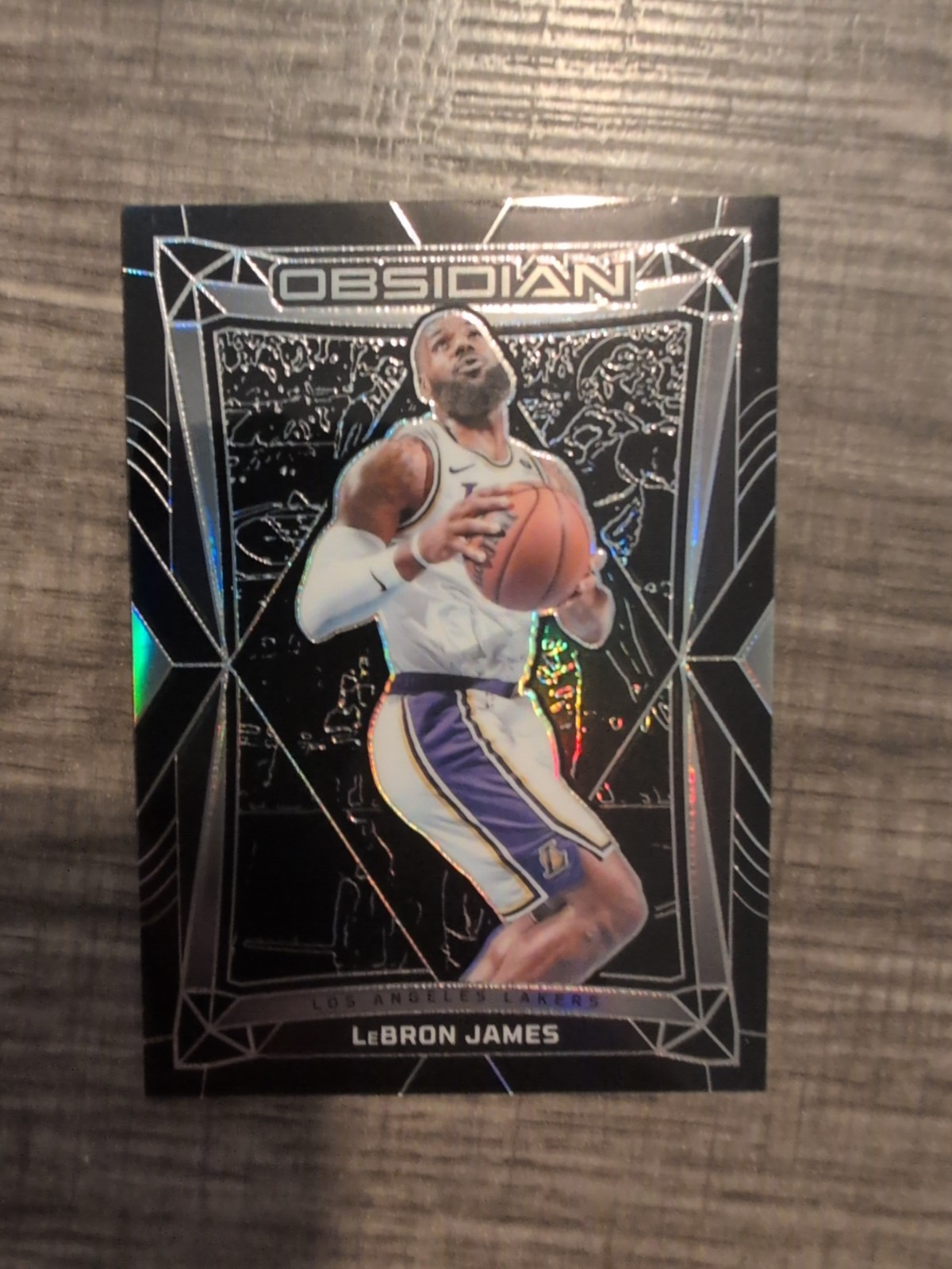 2023-24 Panini Obsidian - LeBron James #15 Electric Etch International
