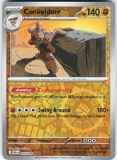 Conkeldurr 049/086 Pokemon SV: Black Bolt Reverse Holo Rare NM