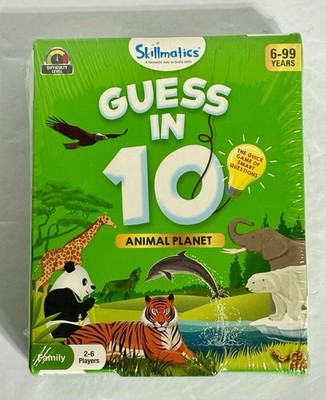 Guess In 10 Game Animal Planet Skillmatics NIP Sealed 6 - 99 Years