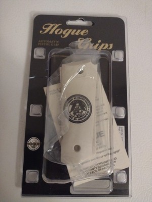Hogue Navy Polymer Grips Panels 45, 9mm, .22 .38 10mm Delta #45028 Gold Cup