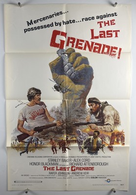 LAST GRENADE Movie Poster (Fine) One Sheet 1970 Major Grigsby 27210