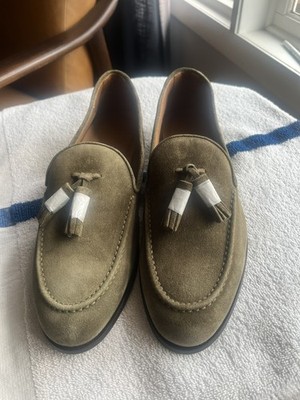 Sid Mashburn Nassau Tassel Loafer   Suede, 9D (runs big), Brand New,  