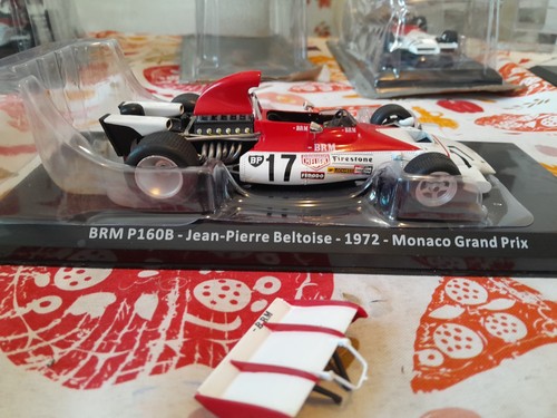 D27 DAMAGED 1/24 BRM P160B Beltoise Monaco GP 1973 Centauria Atlas Panini Altaya - Imagen 1 de 9
