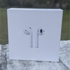 Apple AirPods Wireless Bluetooth Earbuds In-Ear Built-In Mic White Charging Case