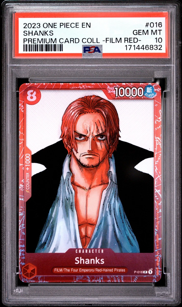Shanks P-016 One Piece Promotion Cards for sale | eBay