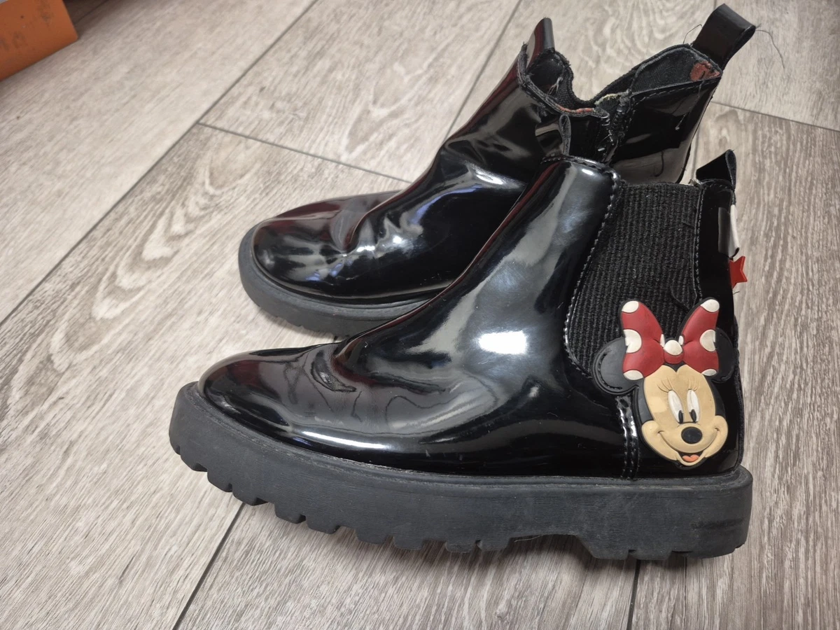 Minnie Mouse Black Boot Shoes for Girls for sale | eBay