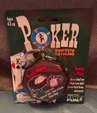 2005 Basic Fun Poker Keychain Really Works ~Brand New & Sealed~