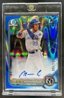 2022 Bowman Chrome Maikel Garcia Auto Blue RayWave Refractor 1st Prospect #/150