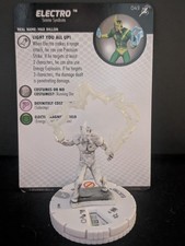 ELECTRO 043 Superior Foes Of Spider-Man Marvel HeroClix Rare Sketch Variant