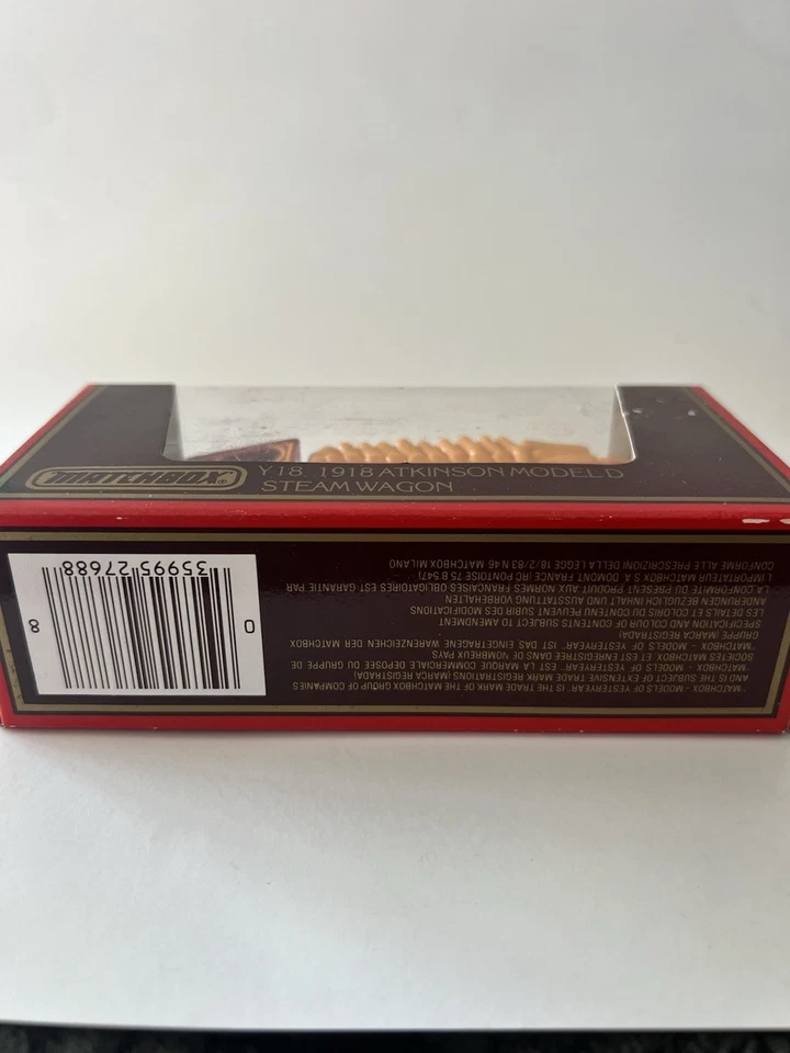 Vagón de vapor Matchbox Y-18 1918 Atkinson modelo D "Burghfield Mills" Foto 4 de 4