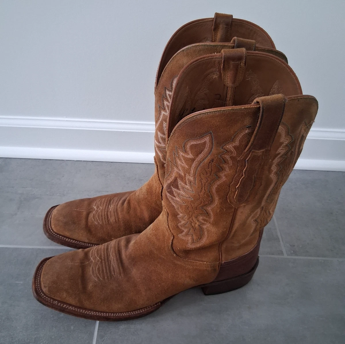 Suede Boots Brown Lucchese for Men | eBay