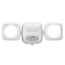 Mr Beams 120-Degree LED 2-Head Motion-Activated Flood Light 500-Lumen