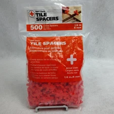 TAVY BASIX Tile Spacers 1/4" (6mm) – 500 Count Bag – New