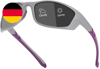 SIPHEW Photochrome Sport-Sonnenbrille Damen Und Herren, Polarisierte Fahrradbril