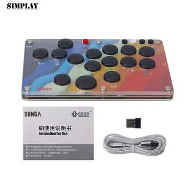Wireless Hitbox Game Keyboard Wireless 2.4G RGB Backlight Support SOCD Function