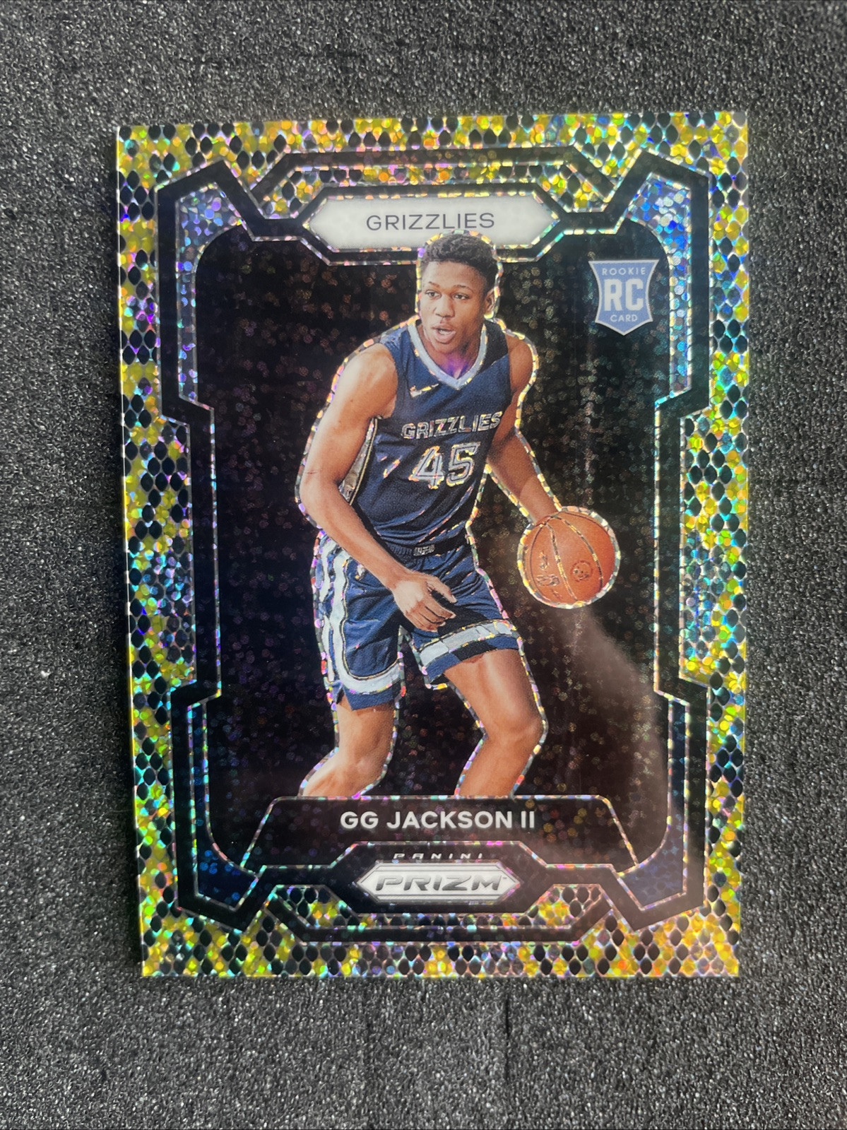 2023-24 Panini Prizm GG Jackson II #179 RC Rookie King Snake Case Hit SSP