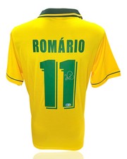 ROMARIO SIGNED BRAZIL 1994 WORLD CUP HOME SHIRT (ACG CERT AG17891)