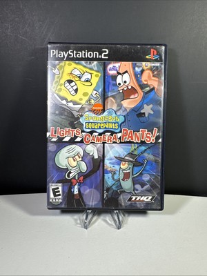 SpongeBob SquarePants: Lights, Camera, Pants (Sony PlayStation 2, 2005) NO GAME