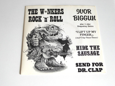 IVOR BIGGUN THE WINKERS ROCK N ROLL EXT PLAY 7'' SINGLE RECORD 1979