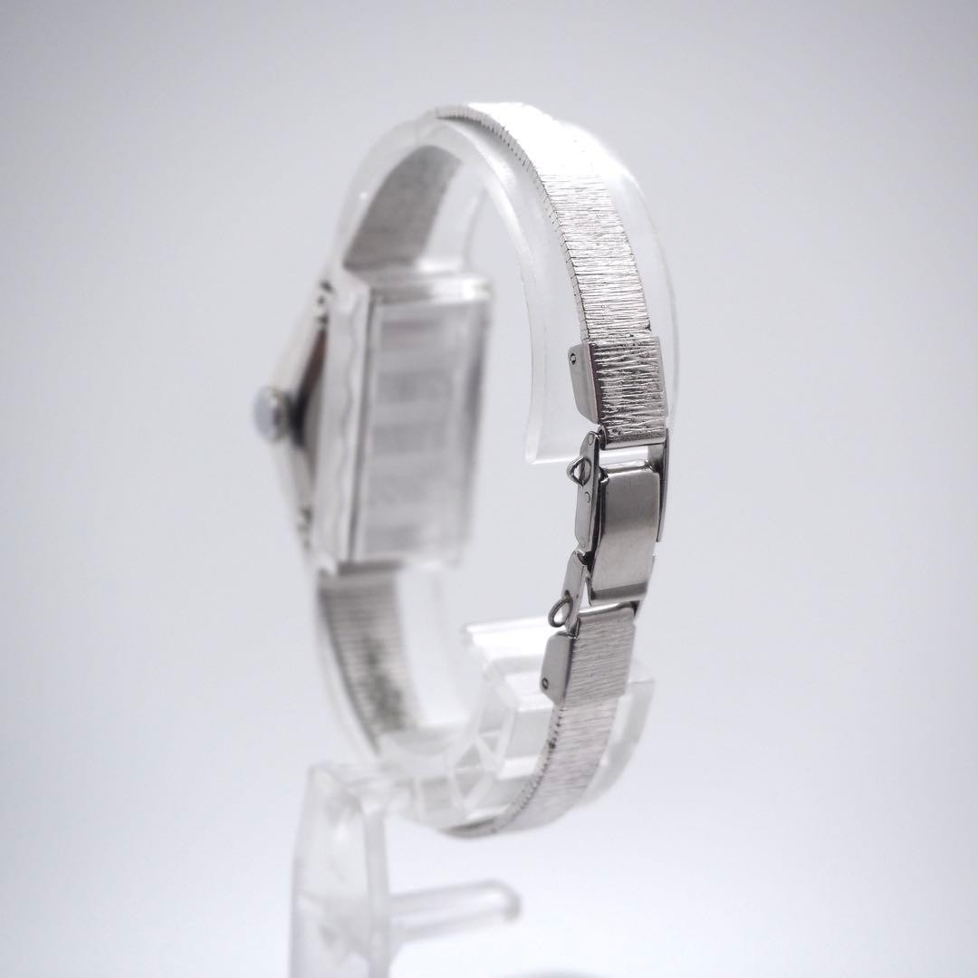 ORIENT 535 Working Blue Shell Hand Wind Wristwatc… - image 8