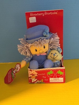 Vintage Strawberry Shortcake A Set Of Rug & Cloth Rag Doll