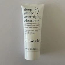 Thisworks Deep Sleep Overnight Cleanser Oat Amino Acids 3.3 Fl Oz /100ml New