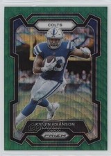 2023 Panini Prizm Green Wave Prizm Kylen Granson #128 18o1
