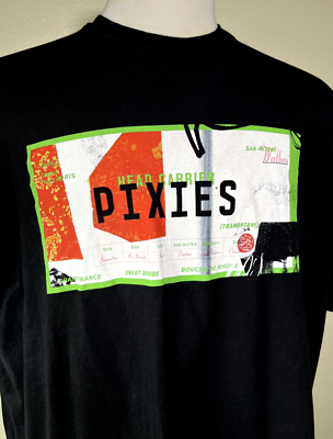 Pixies Rock Band North American 2017 Concert Tour Tultex T-Shirt
