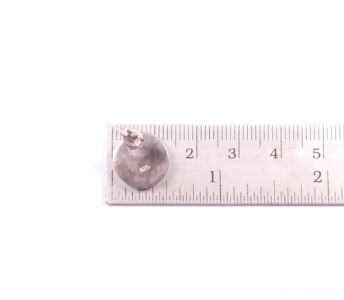 Vintage Ohrstecker Ying Yang Perlmutt Onyx 925 Sterling Silber 5,5 g - Bild 8 von 9