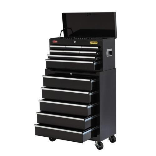 Stanley Black Rolling Tool Chest 13 Drawer Mechanics Toolbox