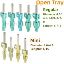 Dental Transfer Impression Coping Titanium Open Tray Fits Osstem Hiossen